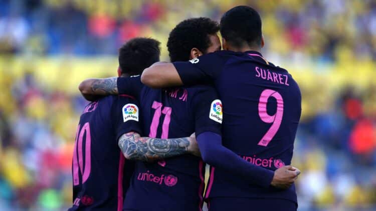 MSN Messi, suárez, Neymar Barça