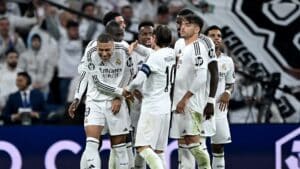 El Real Madrid sale con todo al derbi. (Photo by Denis Doyle/Getty Images)