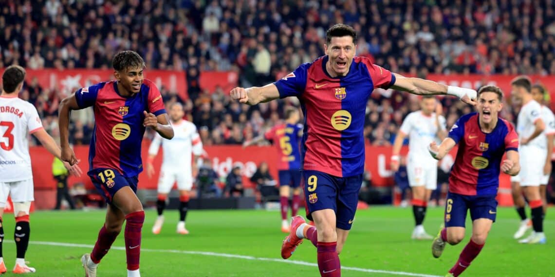 lewandowski lamine barça