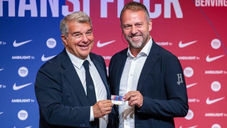Laporta Flick Barça