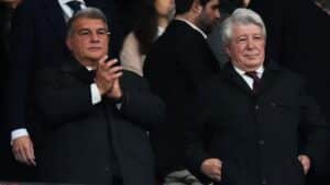 Laporta y Cerezo BarCELONA atleti