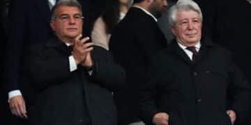 Laporta y Cerezo BarCELONA atleti