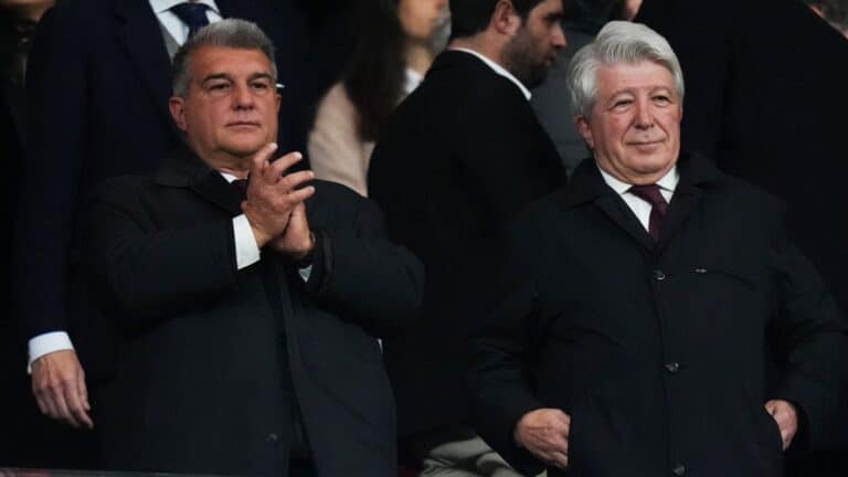 Laporta y Cerezo BarCELONA atleti