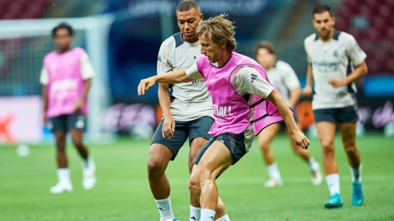 Modric Mbappé Real Madrid