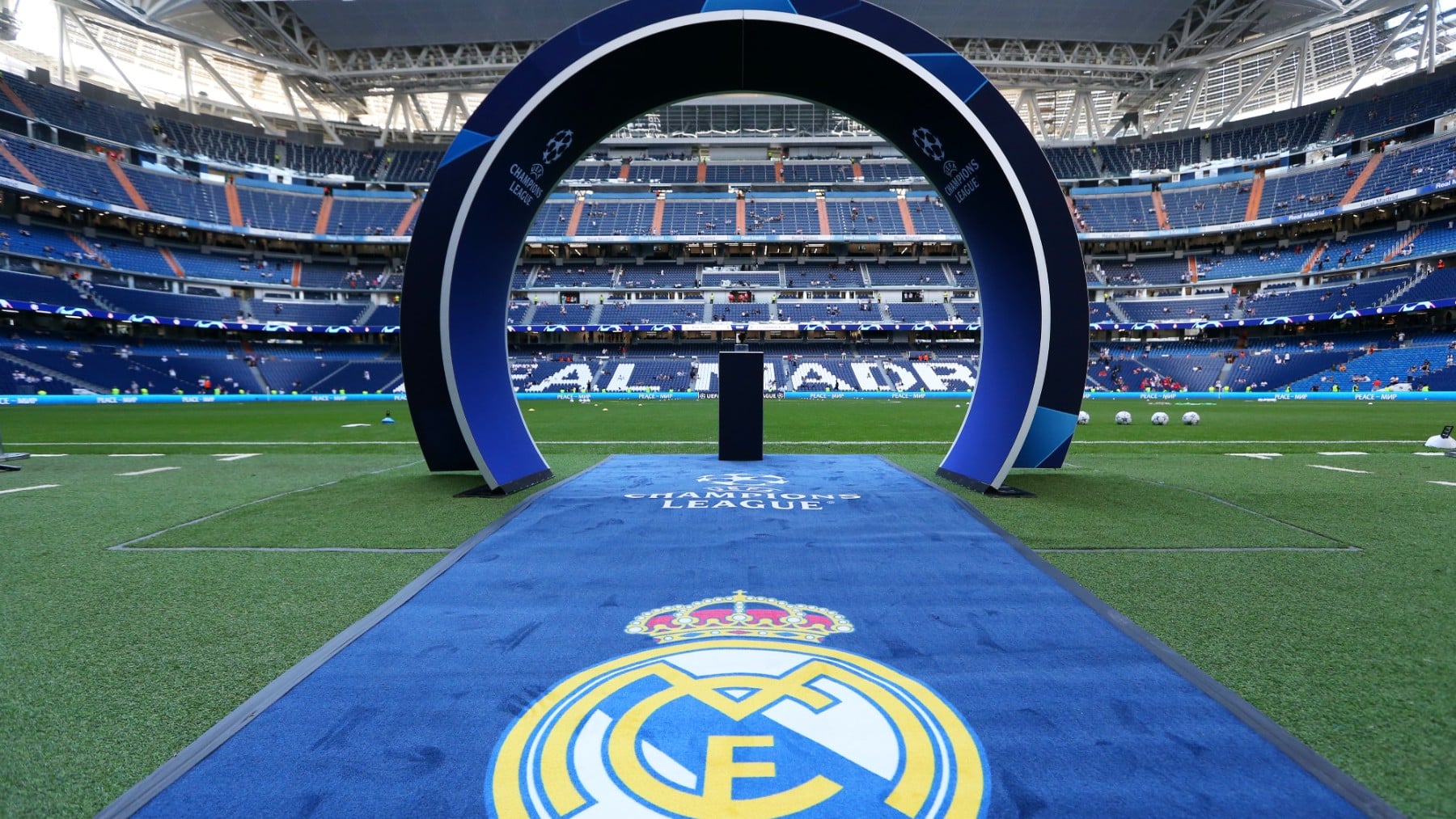 Santiago Bernabéu Champions Real Maddrid
