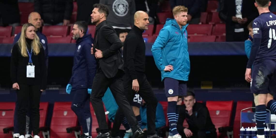 Simeone y Guardiola atlético manchester city