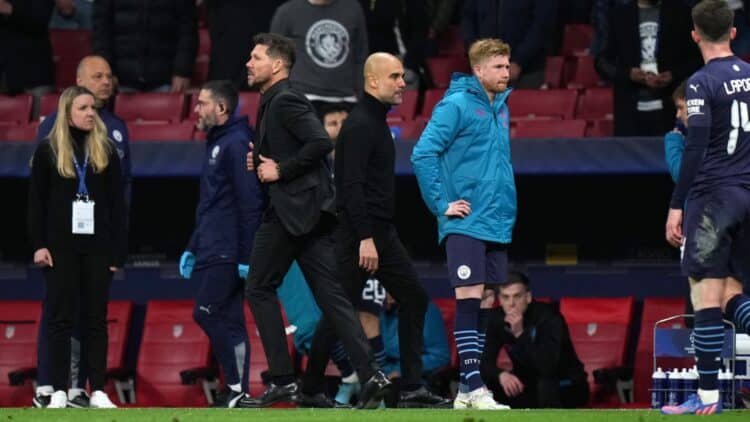 Simeone y Guardiola atlético manchester city