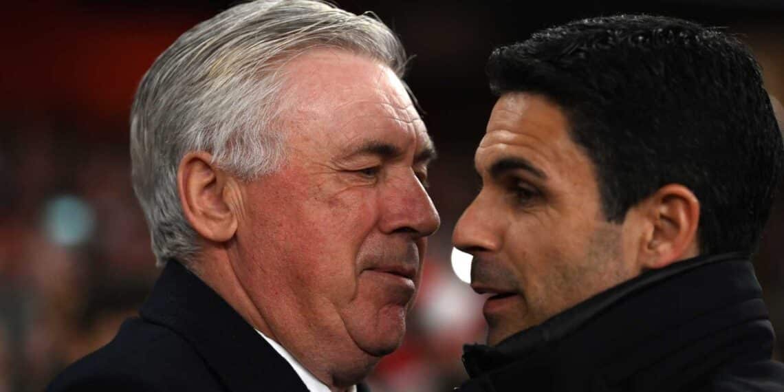 Ancelotti Arteta Real Madrid arsenal