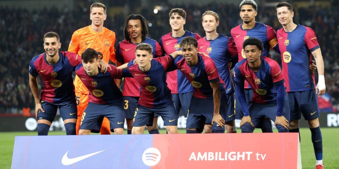 Barça once
