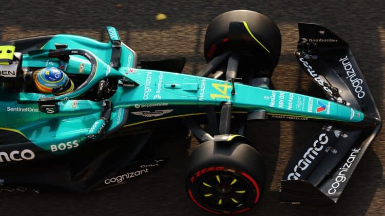 Fernando Alonso lentos fin de semana GP Bahréin Aston Martin