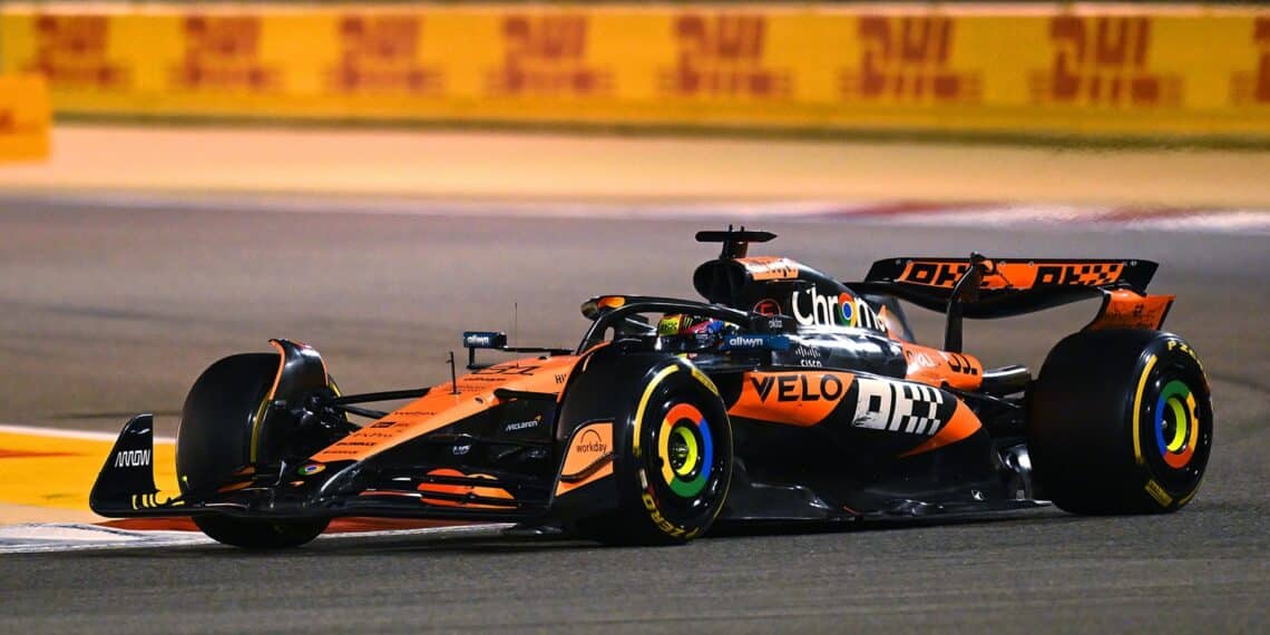 Piastri pisa fuerte y gana con comodidad en el GP de Bahréin; Alonso 17º y Sainz, abandona