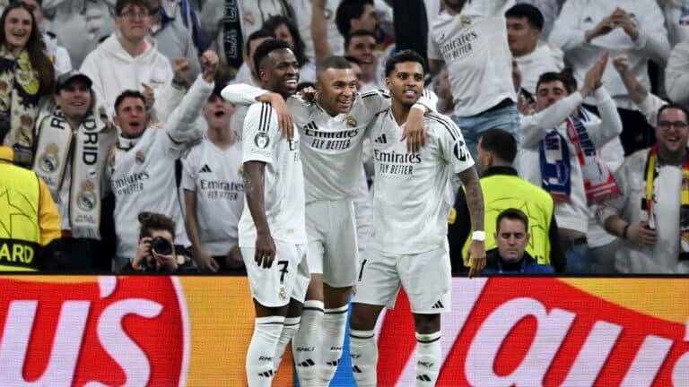 Vinicius Rodrygo y Mbappé tridente Real Madrid