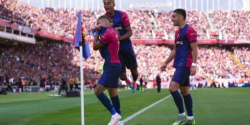 Barcelona Celebra gol Real Madrid