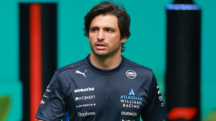 Carlos Sainz Williams podio