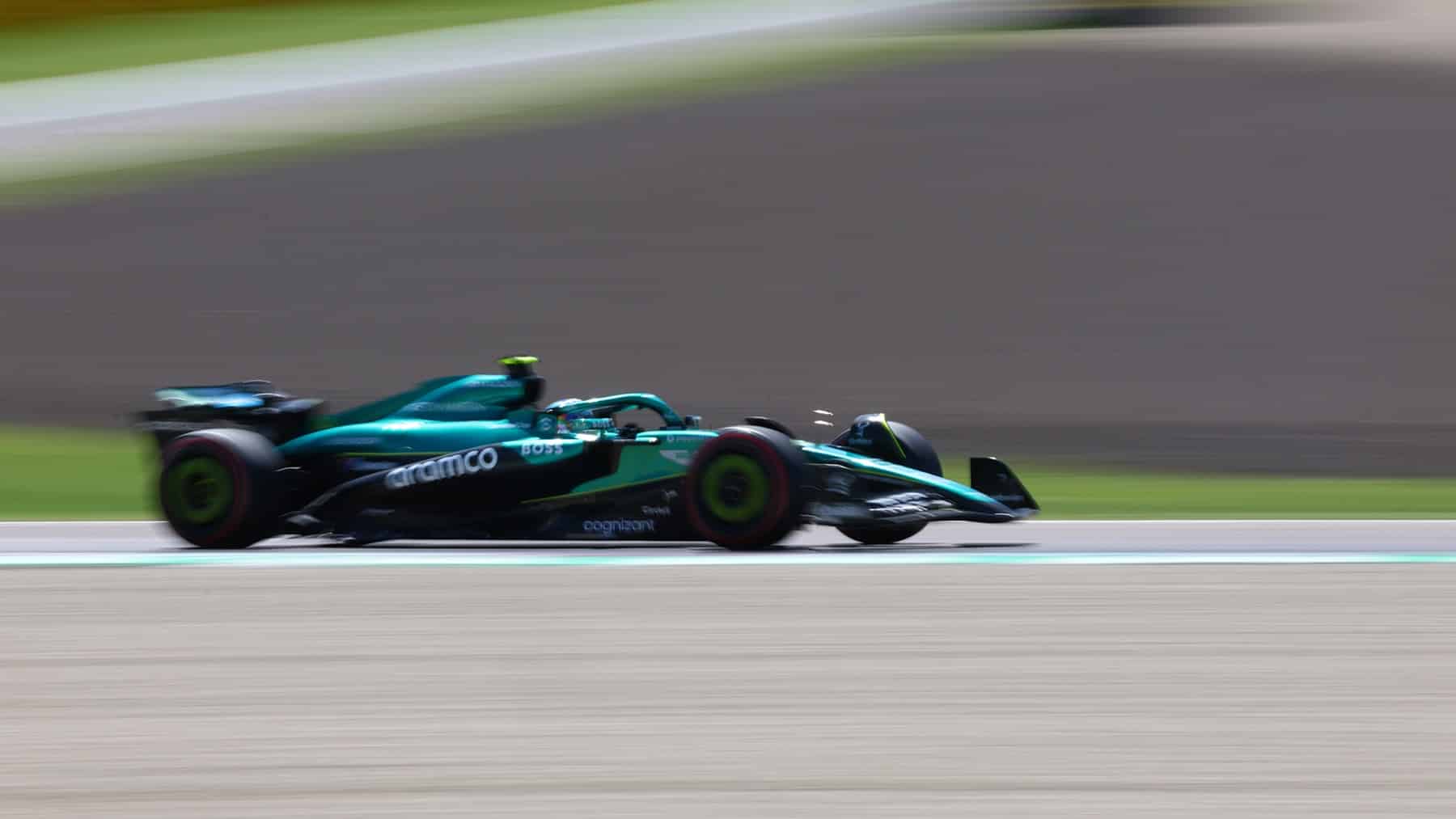 Alonso viernes Imola Aston Martin
