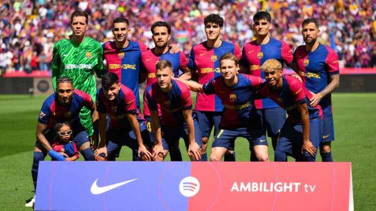 Barcelona Barça once alineación