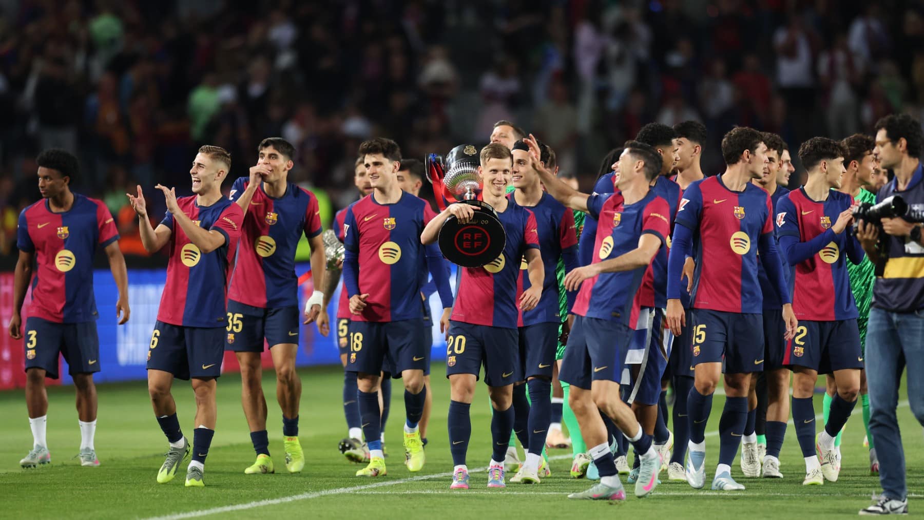Barça Barcelona celebración
