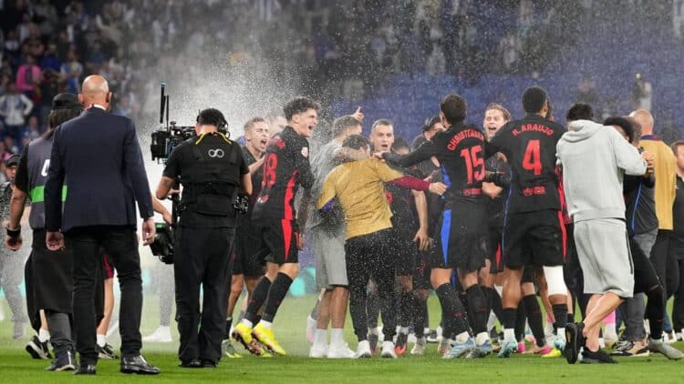 Barça celebración Cornellà