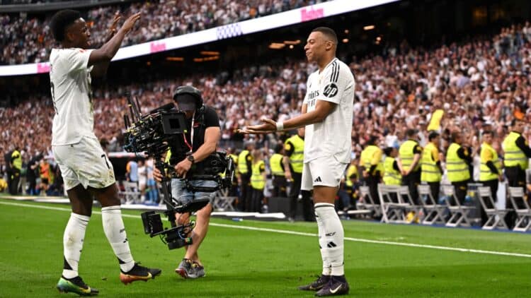 Vinicius y Mbappé real madrid