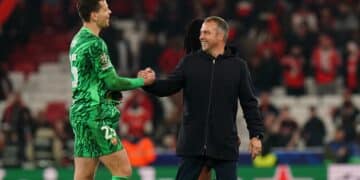 Szczesny y Flick Barça