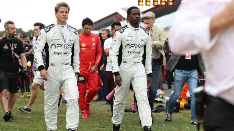 Brad Pitt Fernando Alonso F1