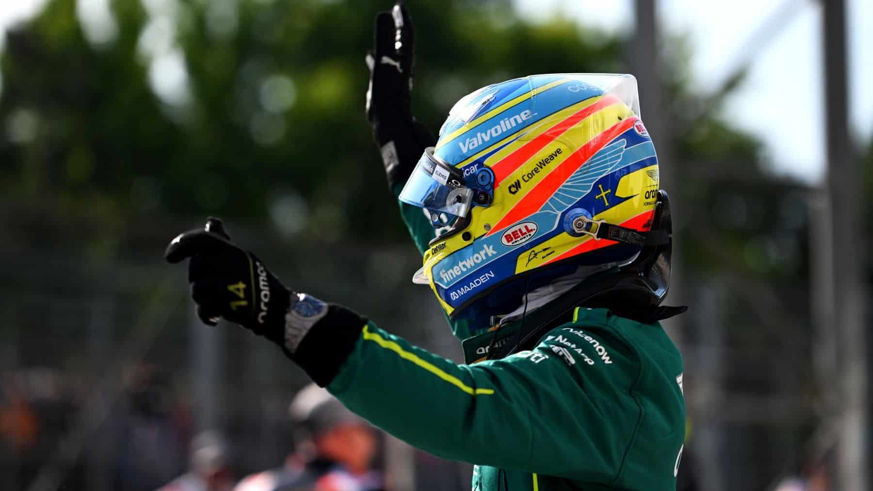 Fernando Alonso magia AMR25