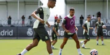 Mbappé entrenamiento
