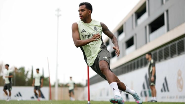 Rodrygo entrenamiento