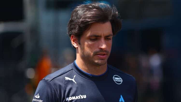 Carlos Sainz tirado Williams Austria