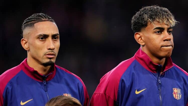 Raphinha y Lamine Yamal Barça