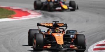 Piastri gana GP de España Barcelona Alonso