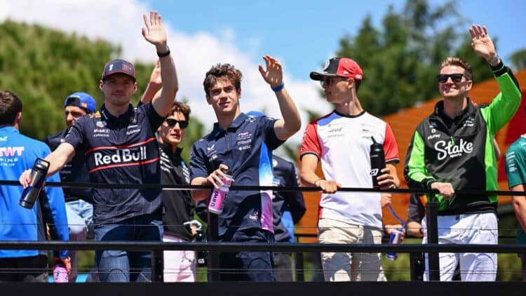 Colapinto Verstappen Sainz