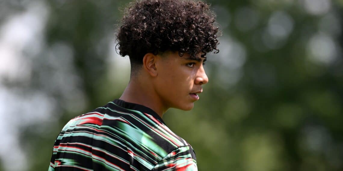 Cristiano Jr., con Portugal.