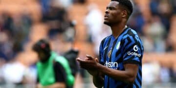 Dumfries, con el Inter de Milán.