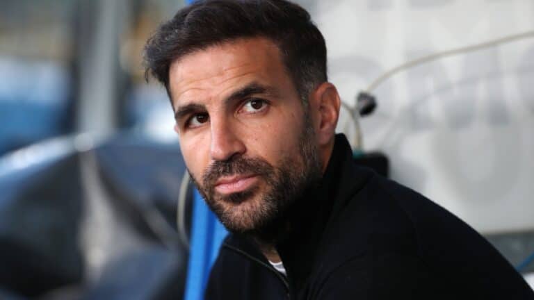 Cesc Fábregas, en un partido del Como.