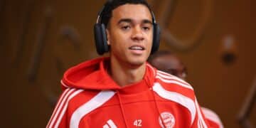 Jamal Musiala, futbolista del Bayern de Múnich.