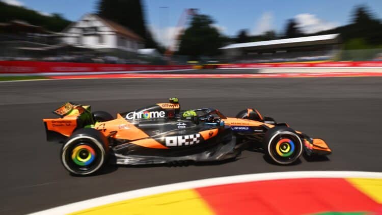 Norris qualy Bélgica