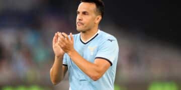 Pedrito, con la Lazio.