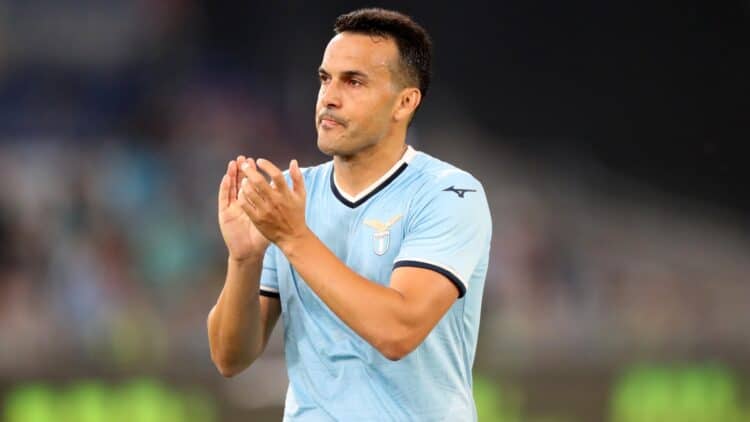 Pedrito, con la Lazio.