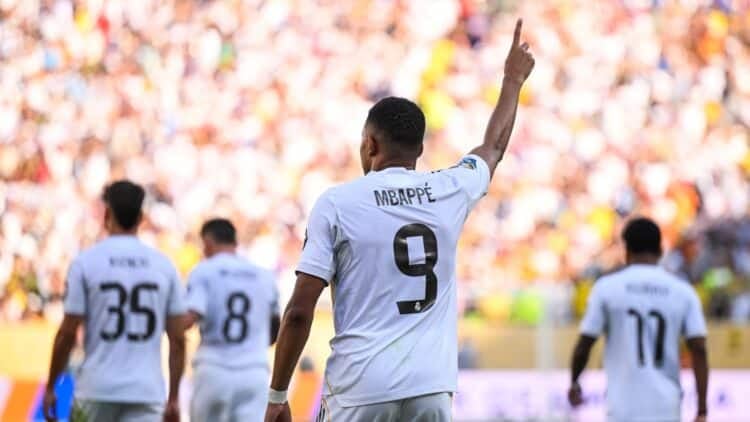 Real Madrid Mbappé gol Mundial