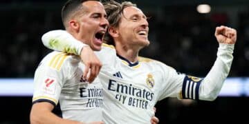 Lucas Vázquez y Luka Modric