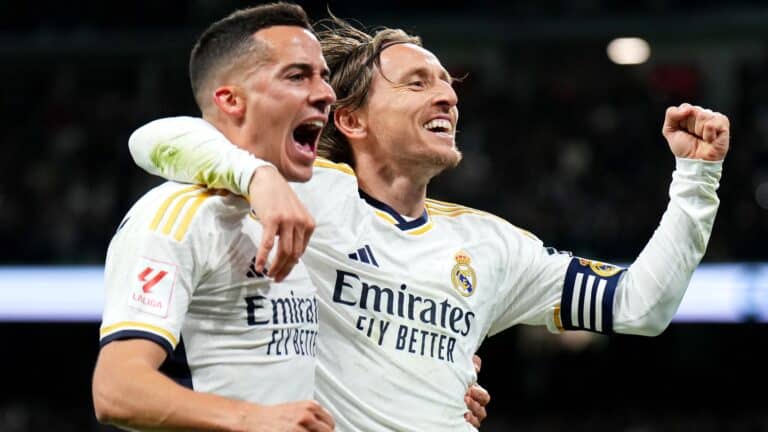 Lucas Vázquez y Luka Modric