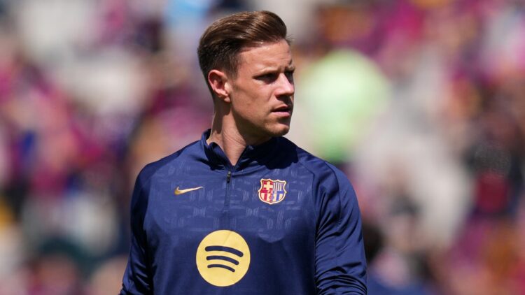 Ter Stegen, con la camiseta del Barcelona.