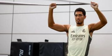 Jude Bellingham entrenando