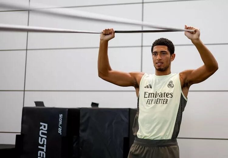 Jude Bellingham entrenando