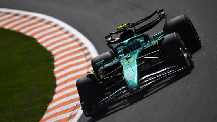 Alonso desesperado Aston Martin radio Zandvoort