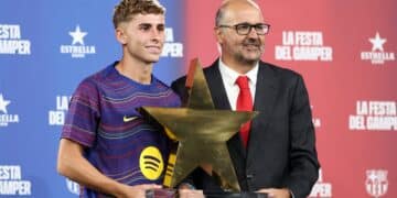 Fermín, MVP en el Trofeo Joan Gamper.