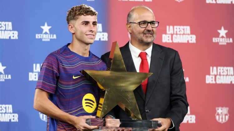 Fermín, MVP en el Trofeo Joan Gamper.