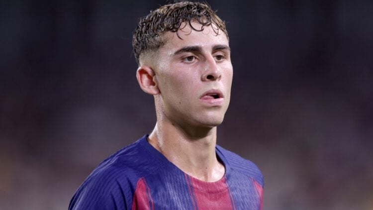 Fermín López, con el Barcelona.