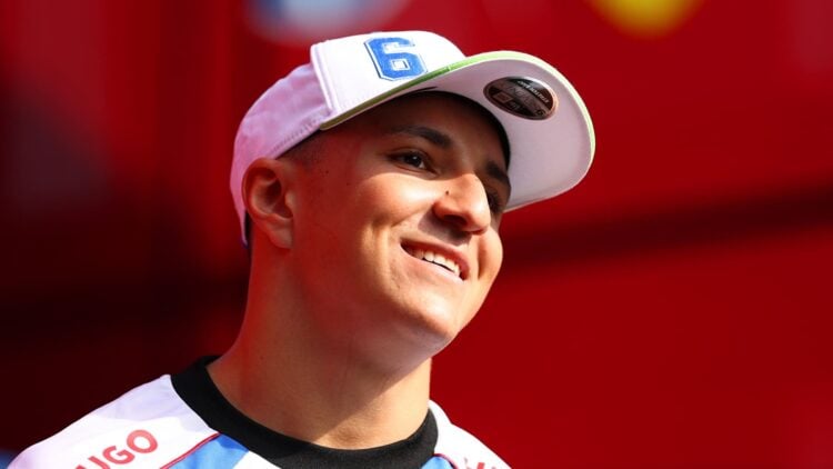 Isack Hadjar velocidad